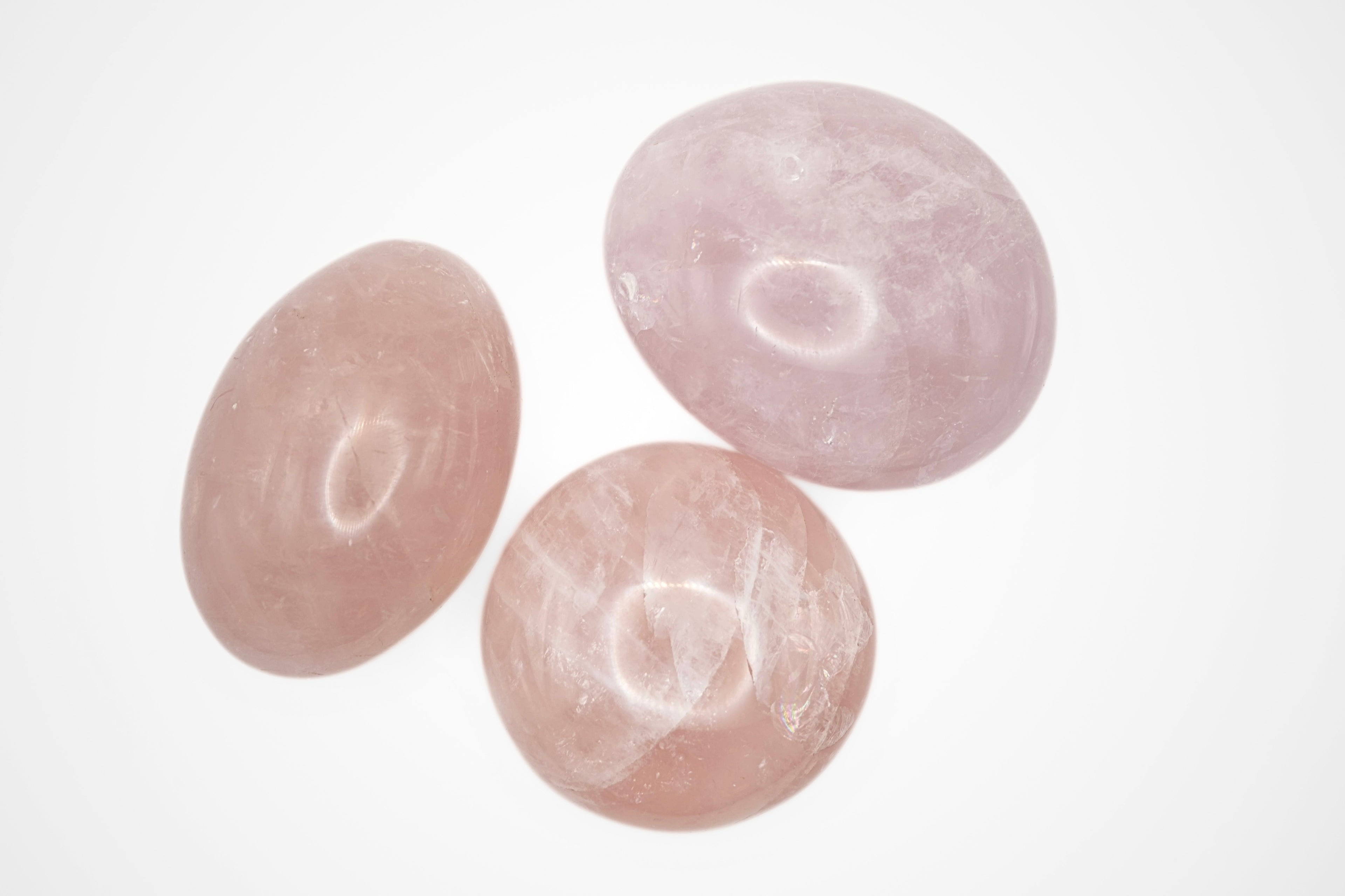 Rose Quartz Palm Stones