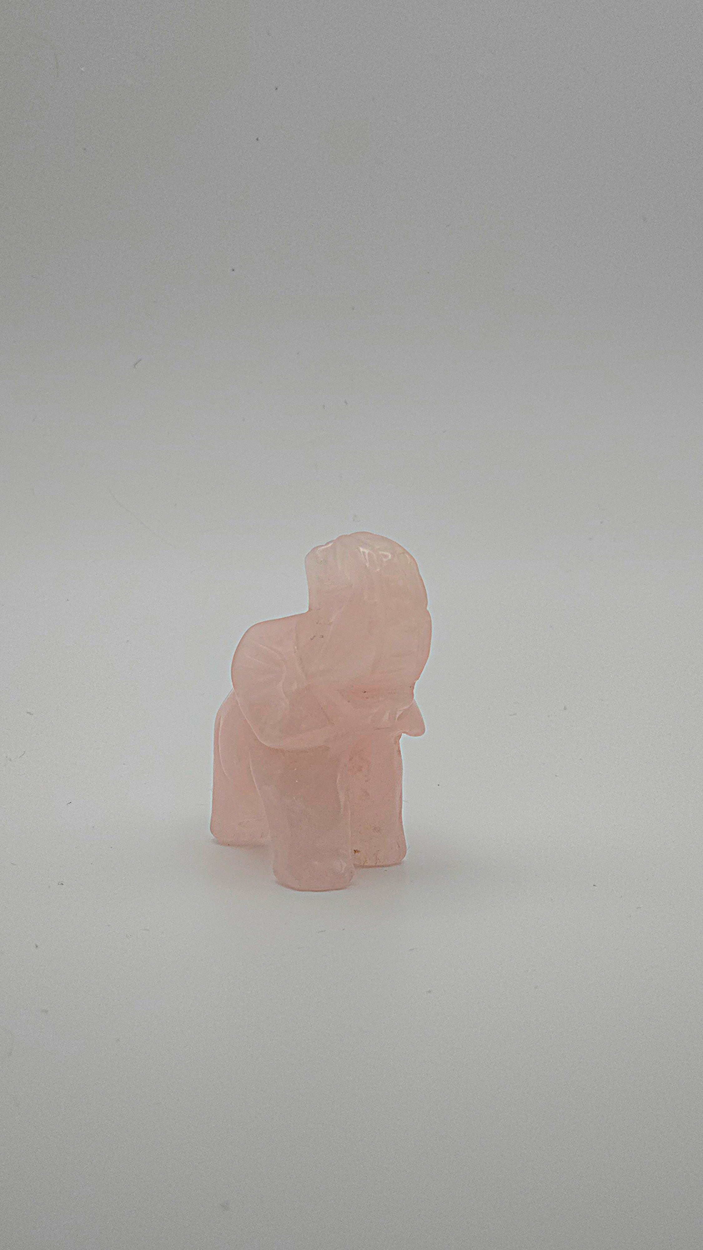 Rose Quartz Elephant