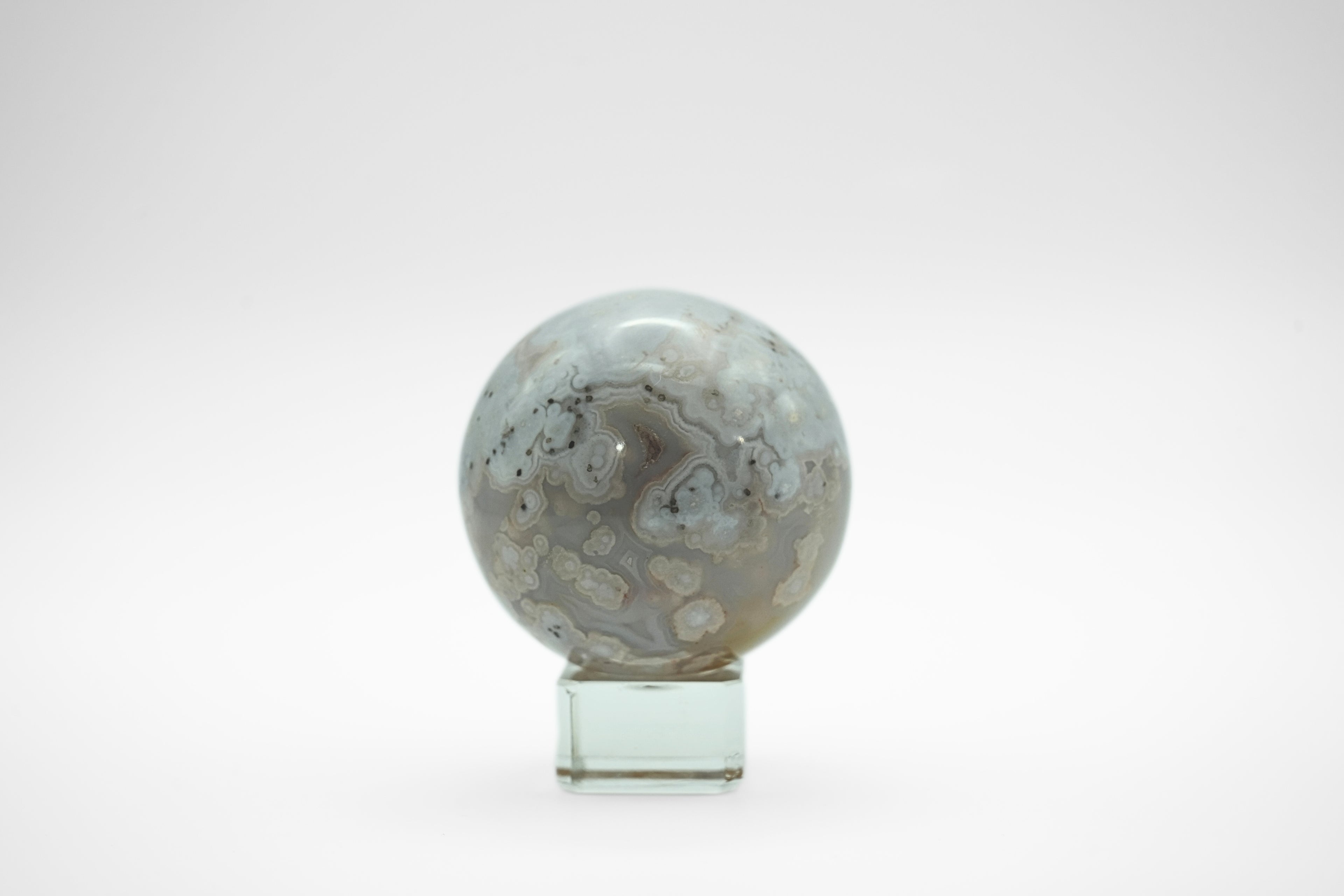 Flower Agate Sphere