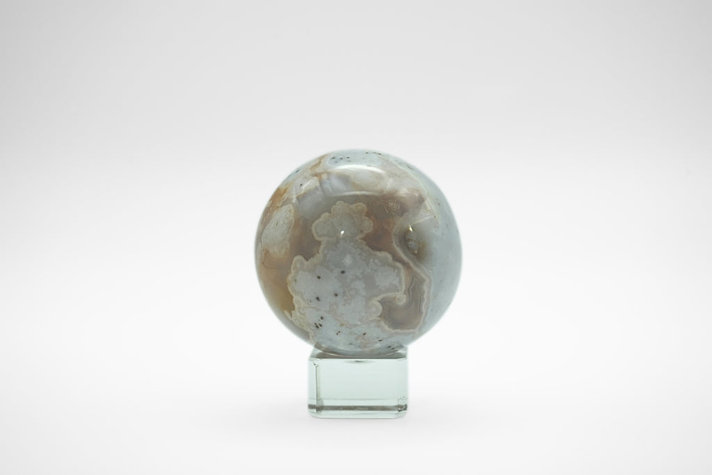 Flower Agate Sphere