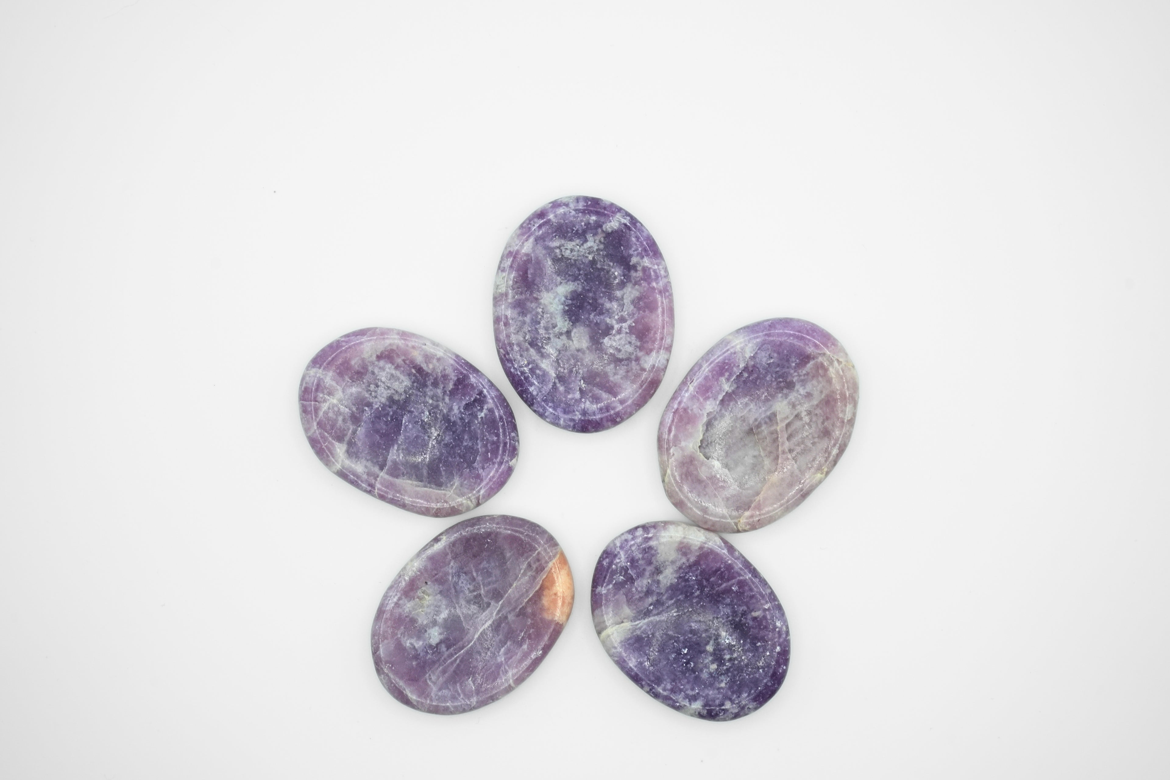 Lepidolite Worry Stones