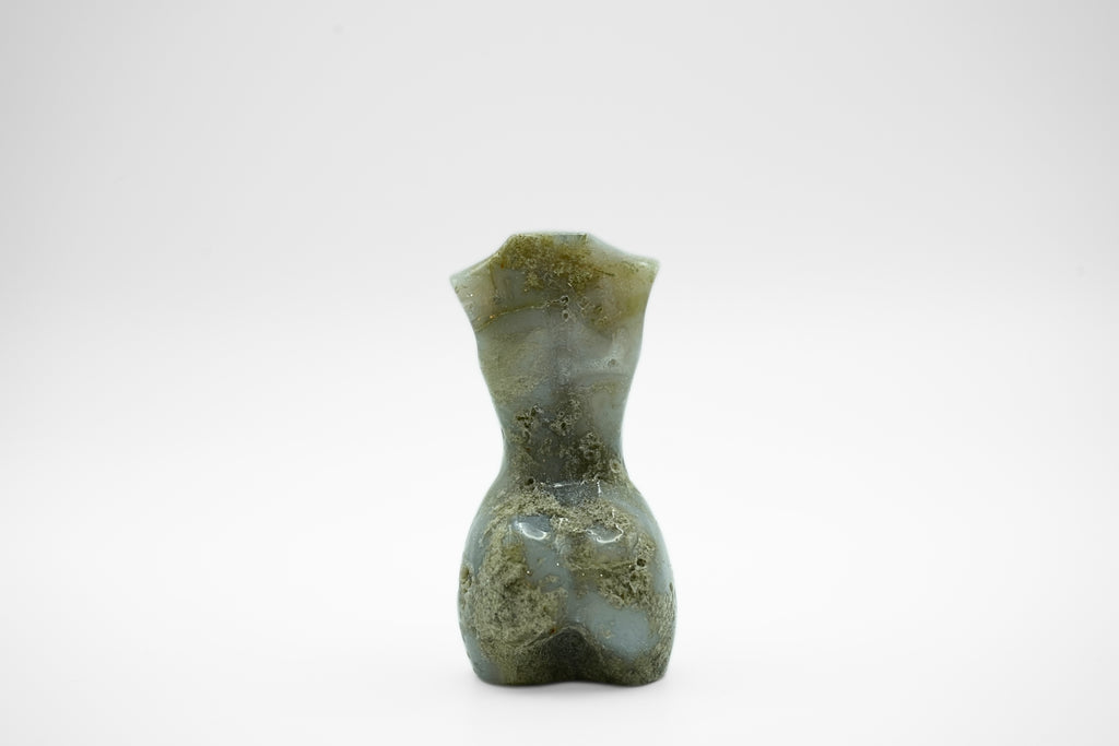 Moss Agate Goddess