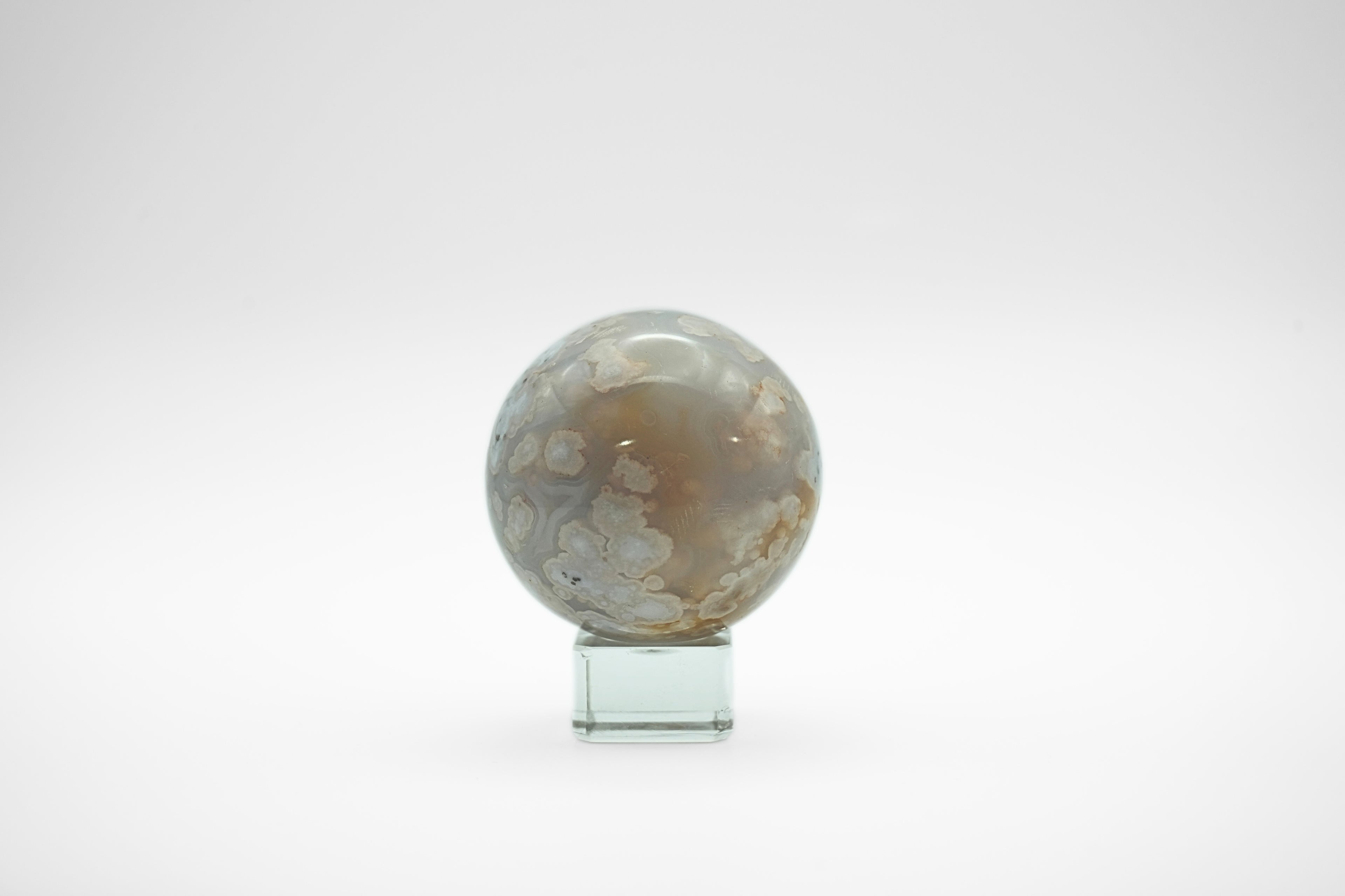 Flower Agate Sphere