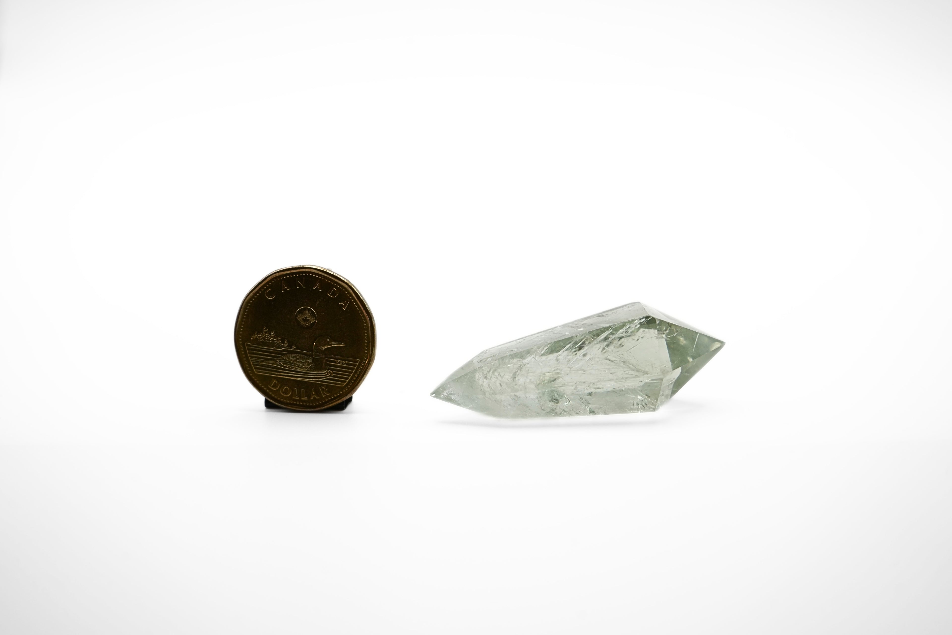 Small Green Amethyst Point