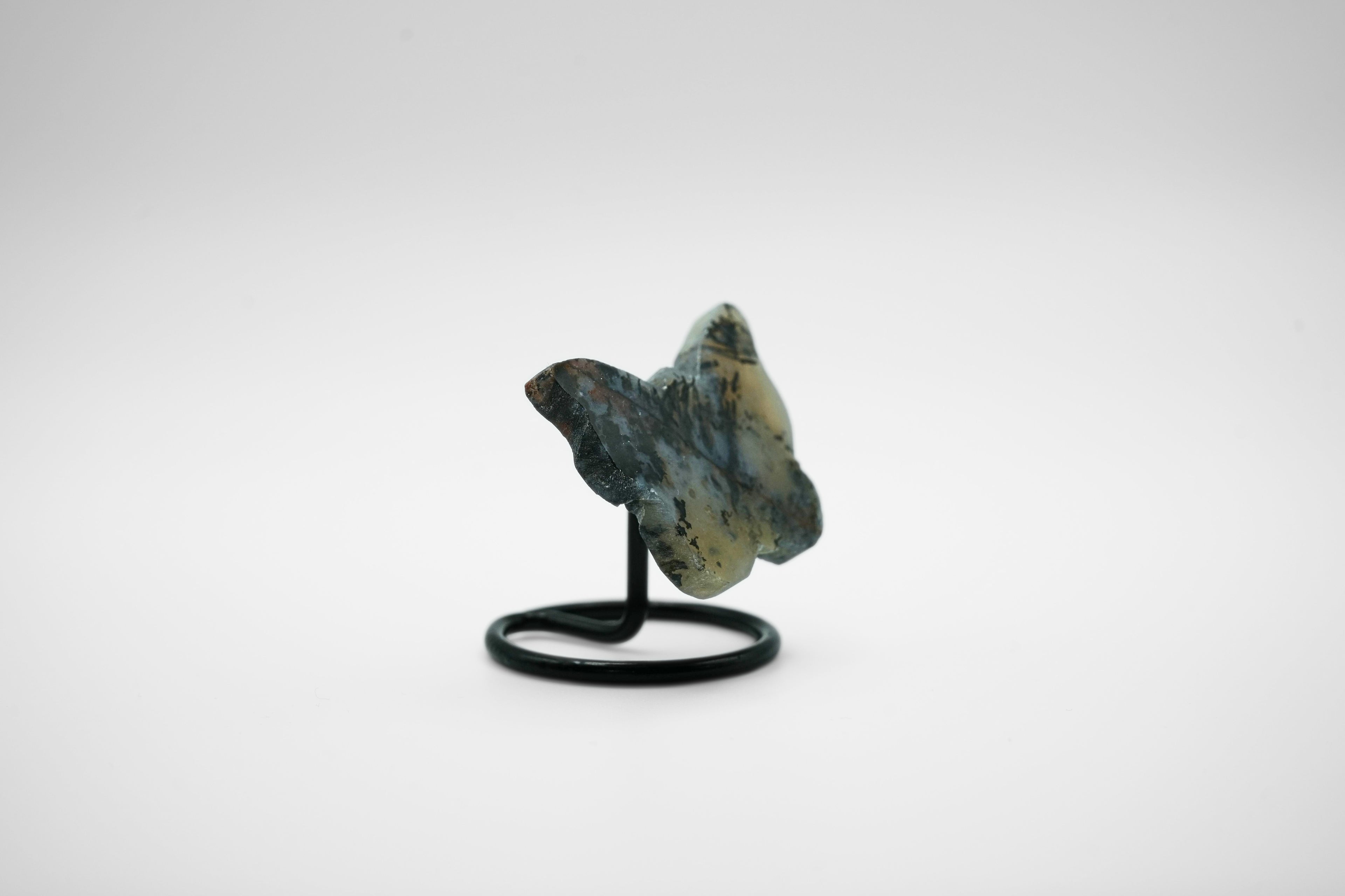 Moss Agate Butterfly