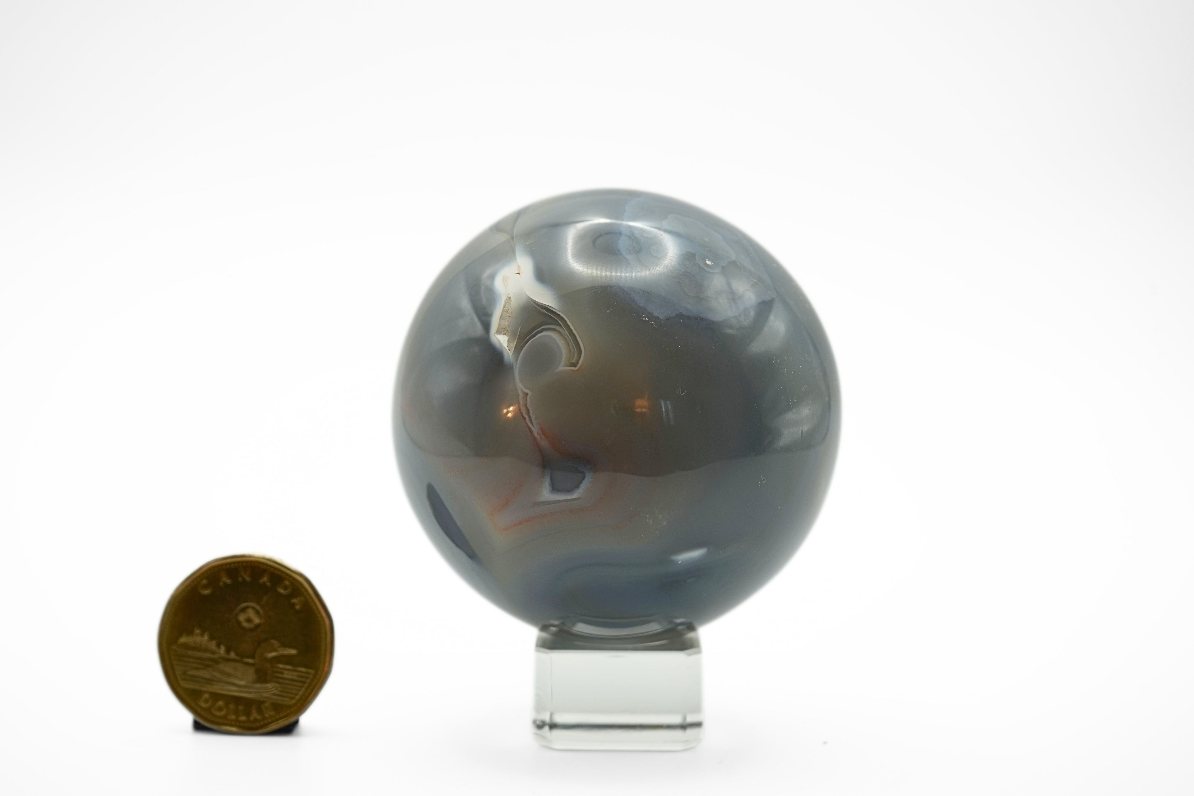 Orca Agate Sphere