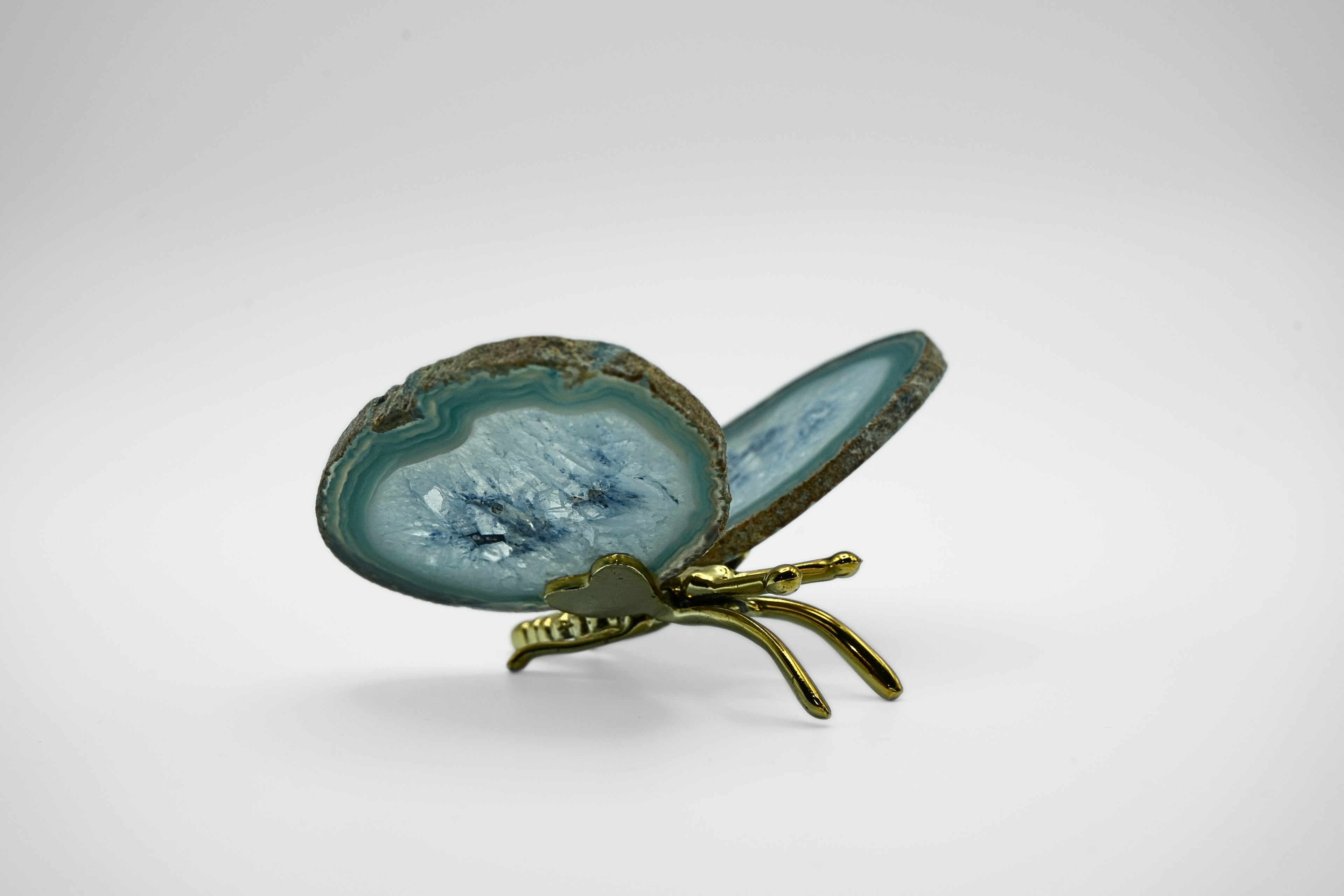 Blue Agate Butterfly