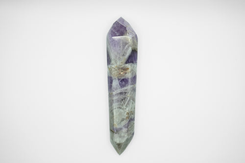 Chevron Amethyst DT Point Wand