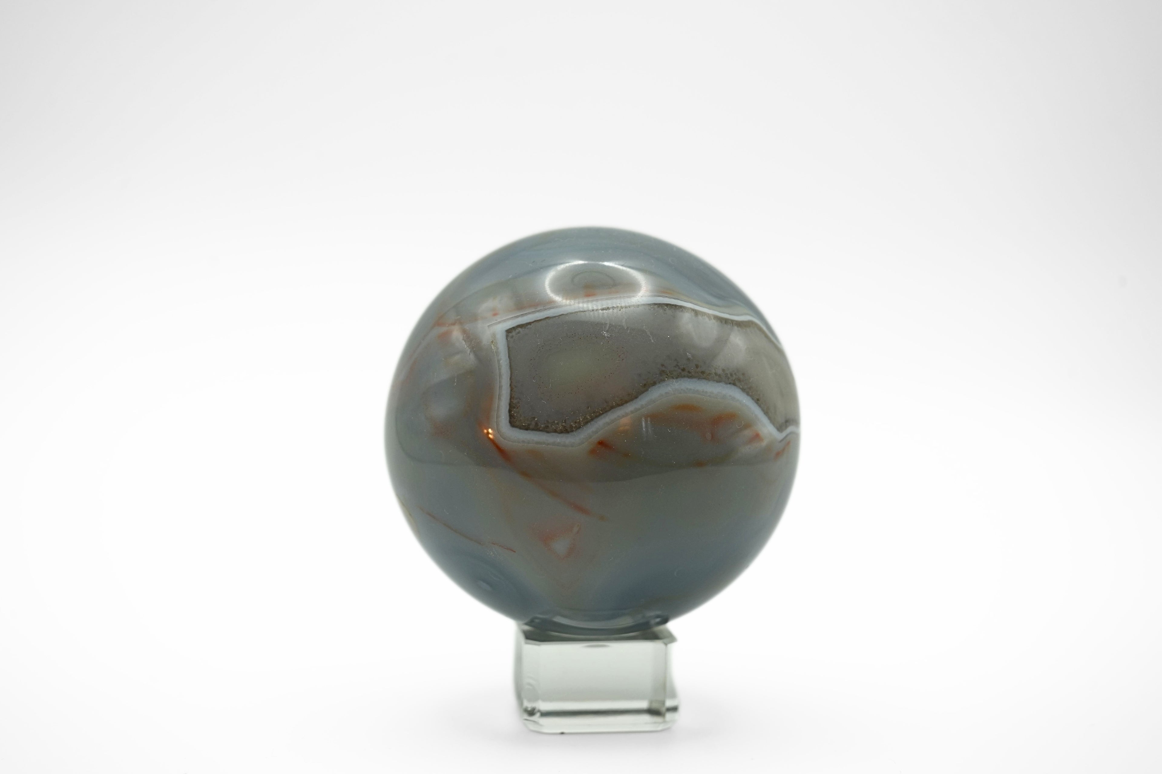 Orca Agate Sphere
