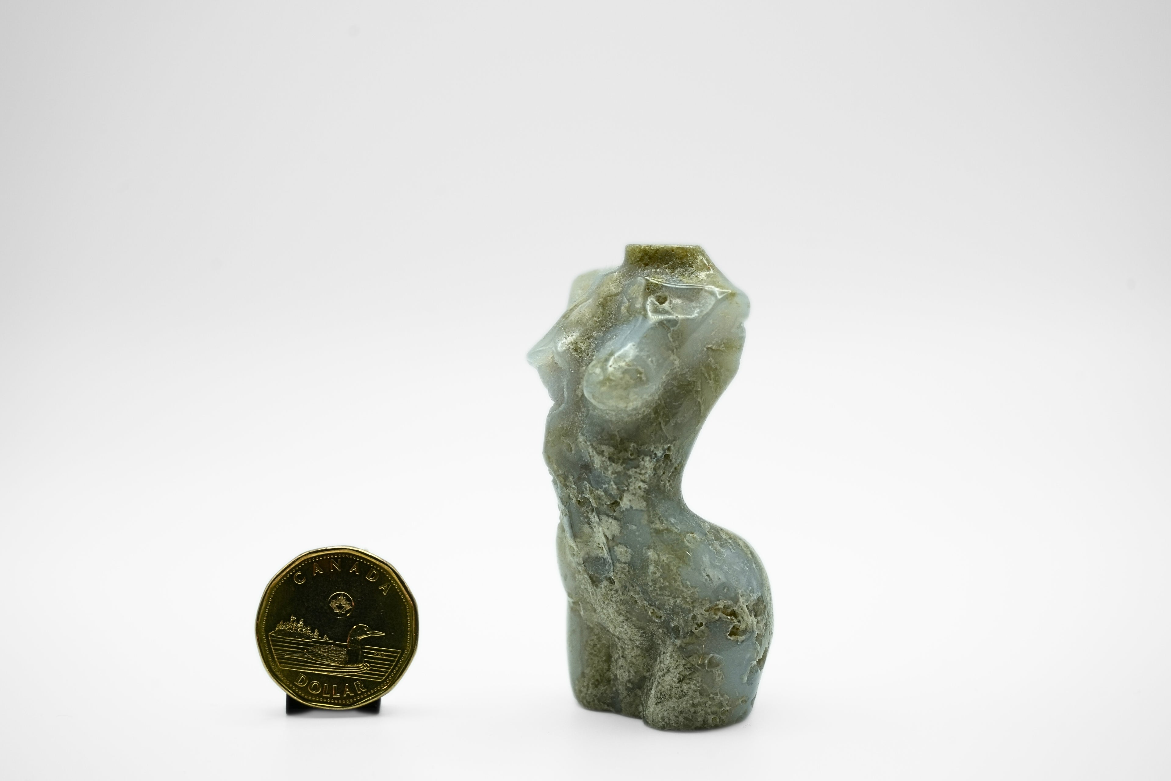 Moss Agate Goddess
