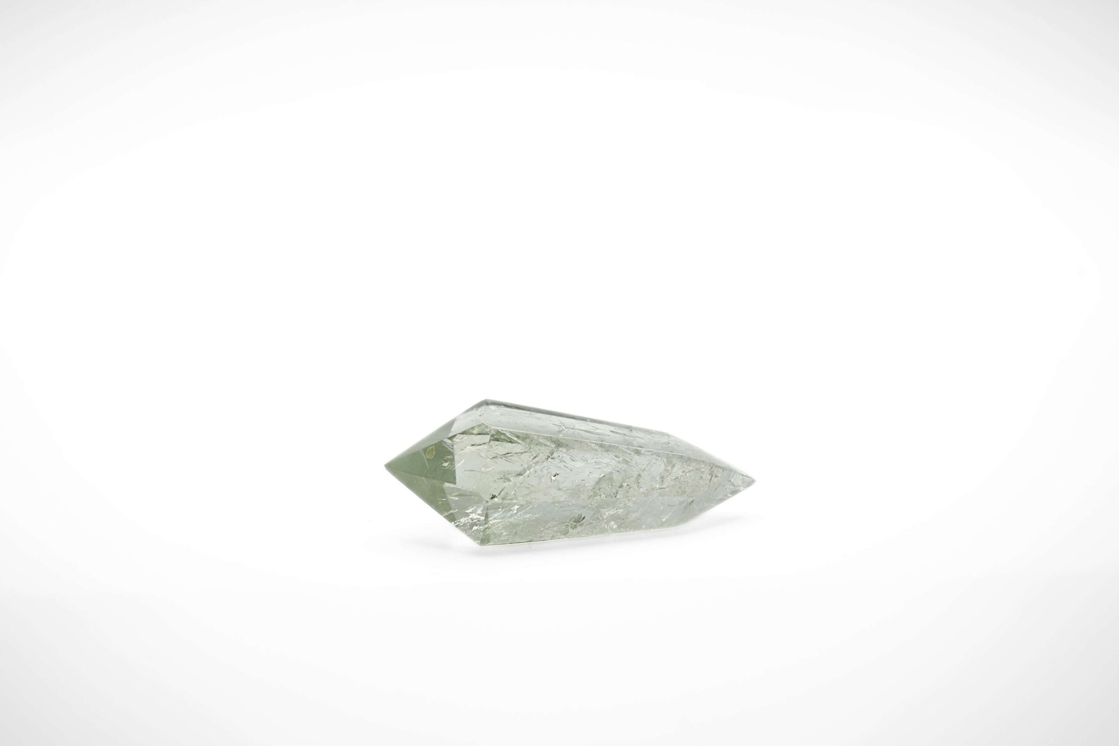 Small Green Amethyst Point