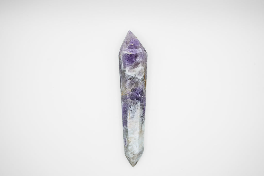 Chevron Amethyst DT Point Wand