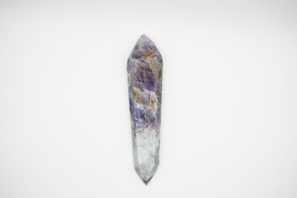 Chevron Amethyst DT Point Wand