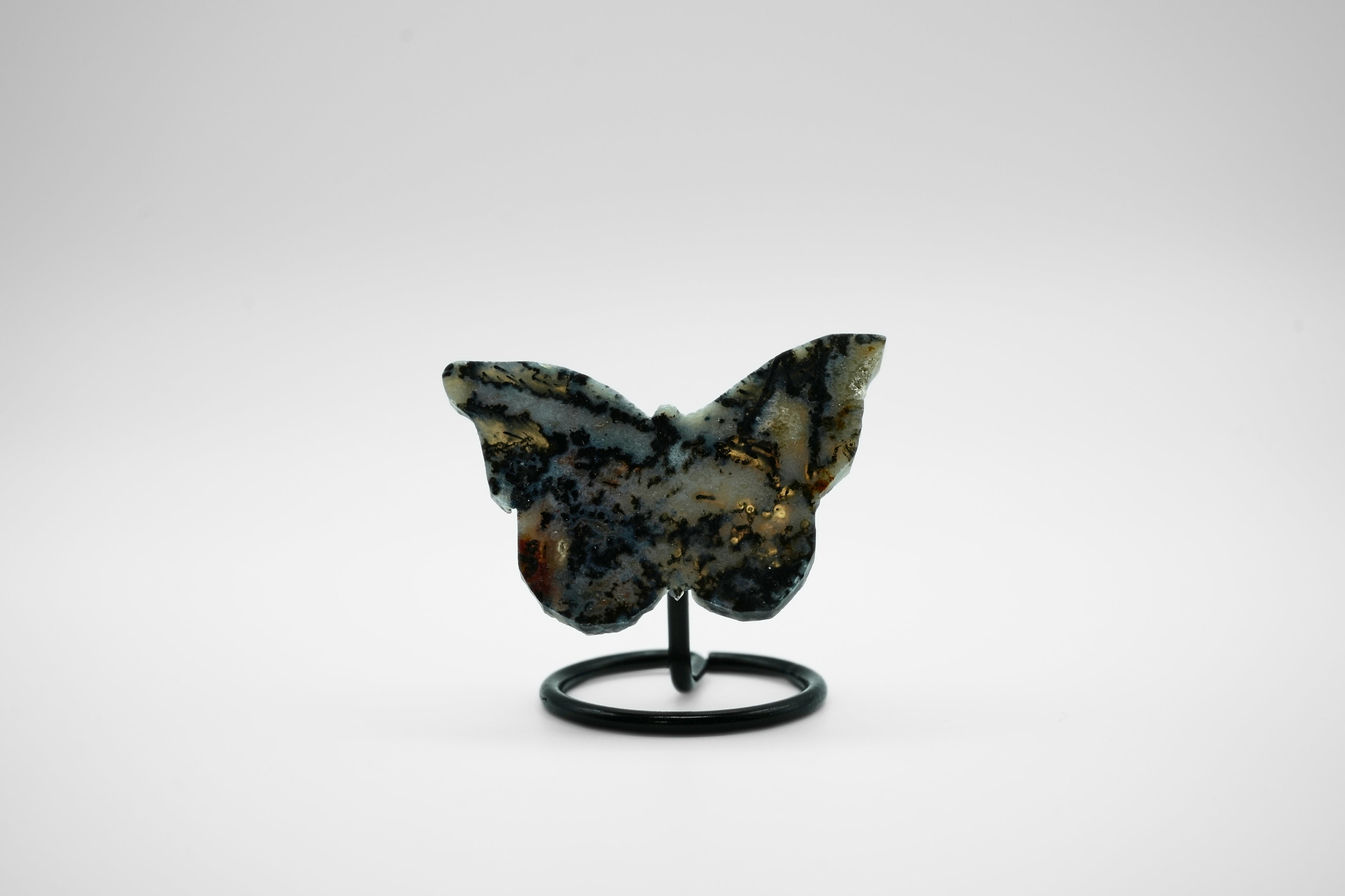 Moss Agate Butterfly
