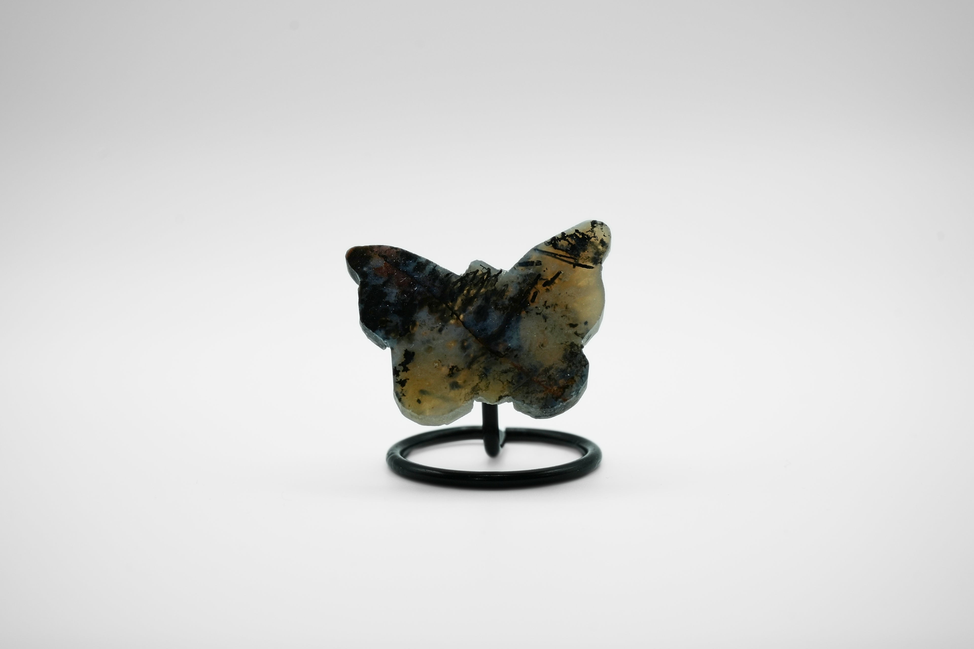 Moss Agate Butterfly