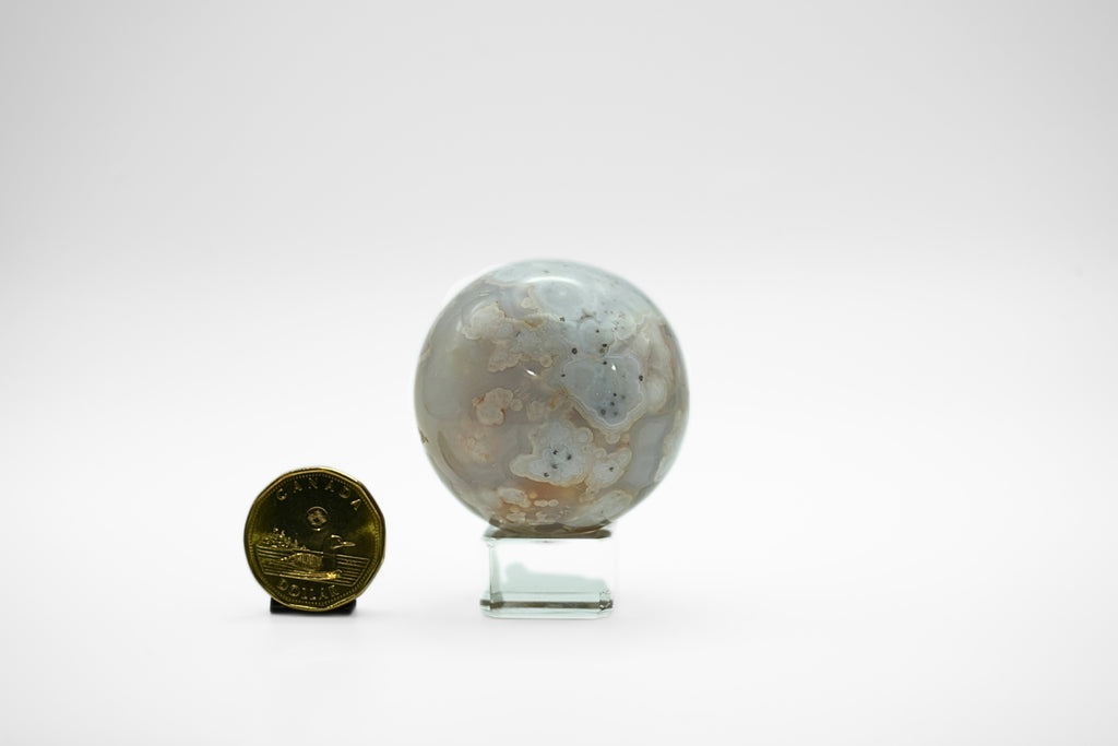 Flower Agate Sphere