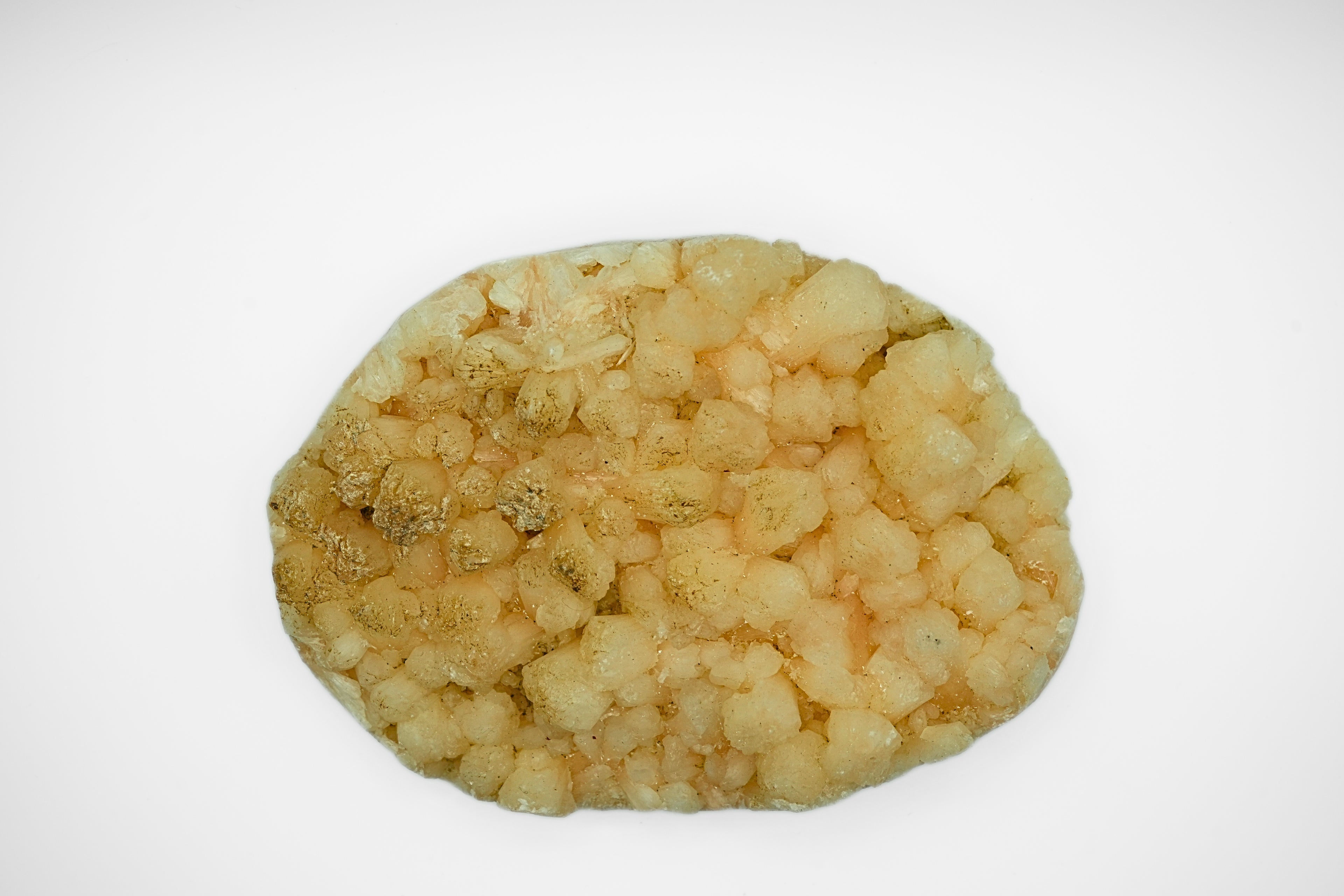 Peach Stilbite Cluster