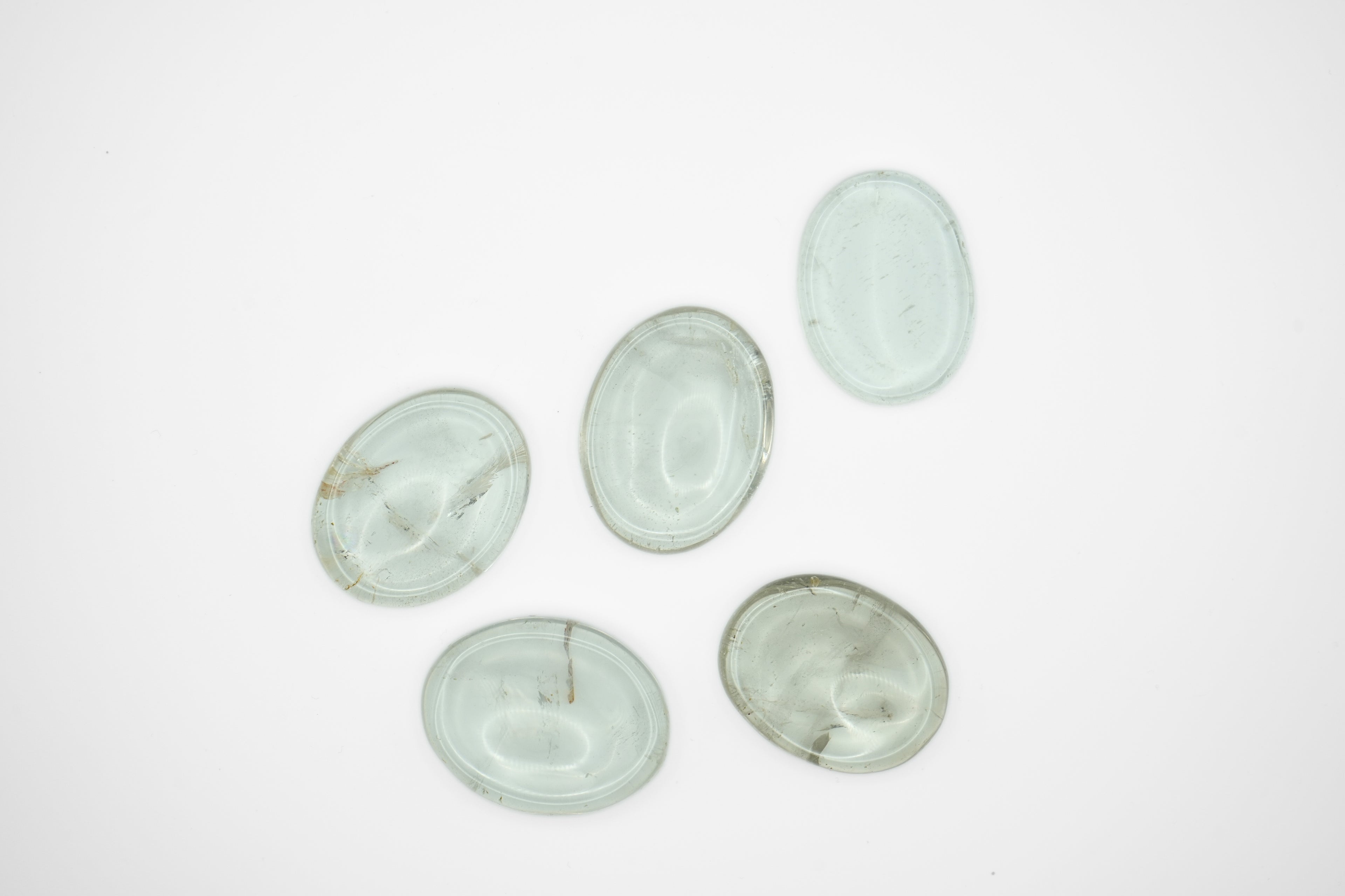 Clear Quartz Worry Stones