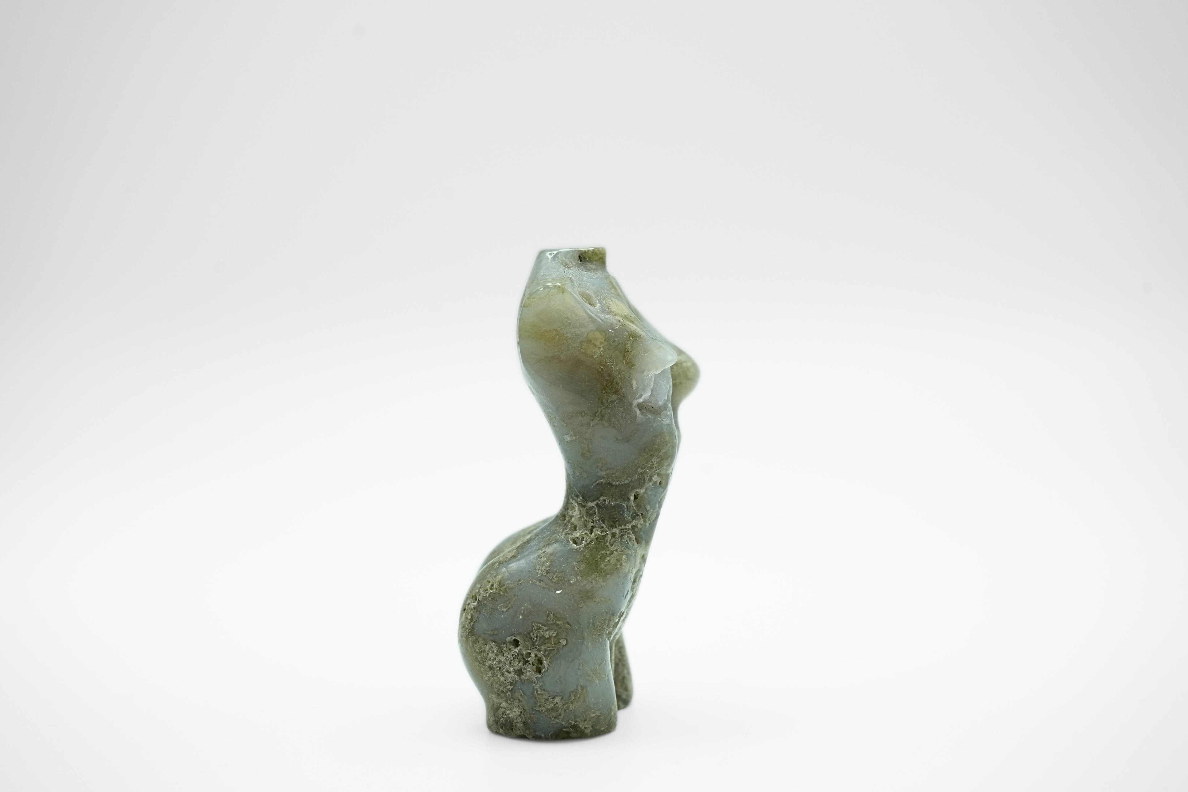 Moss Agate Goddess