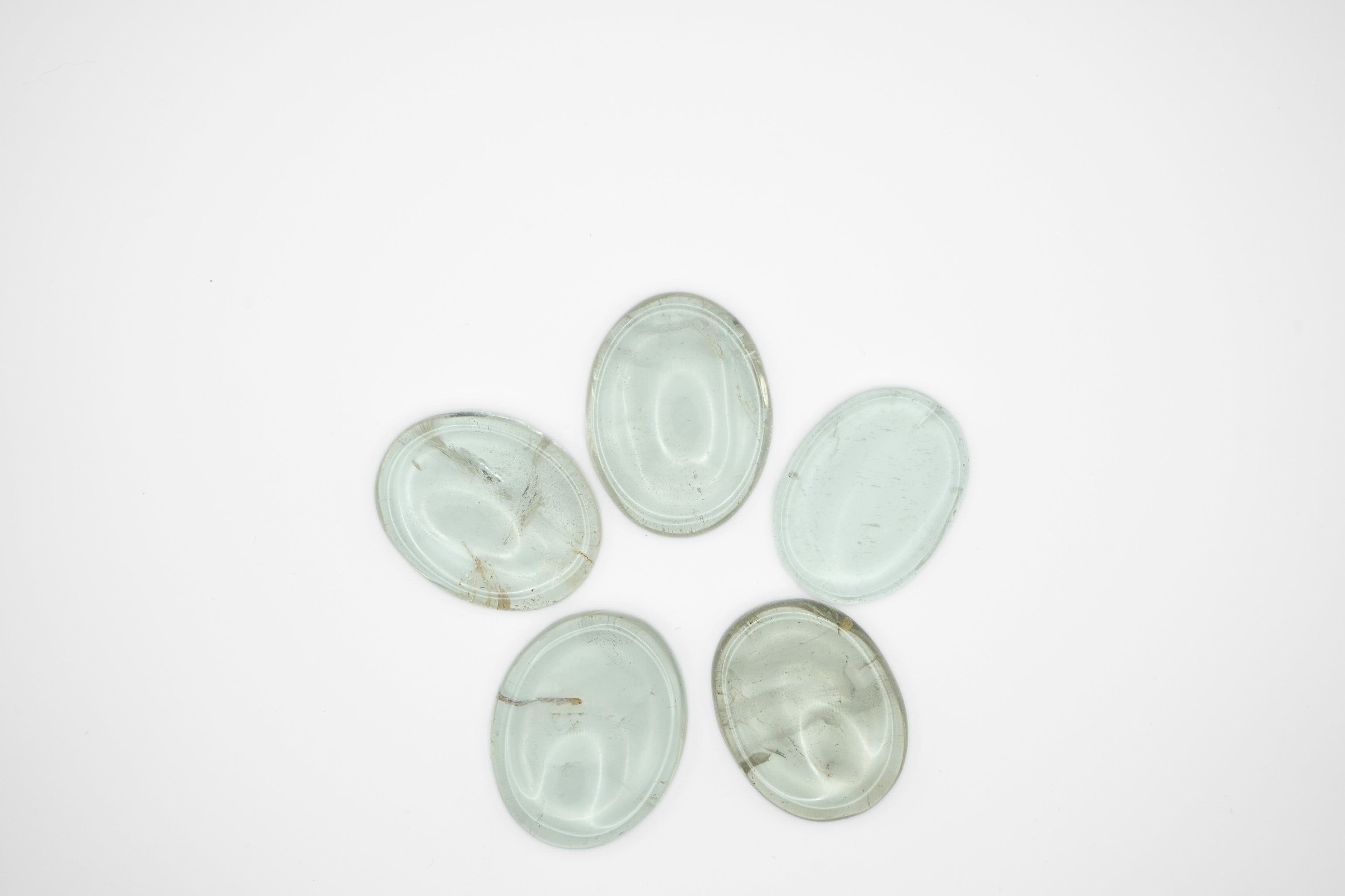 Clear Quartz Worry Stones